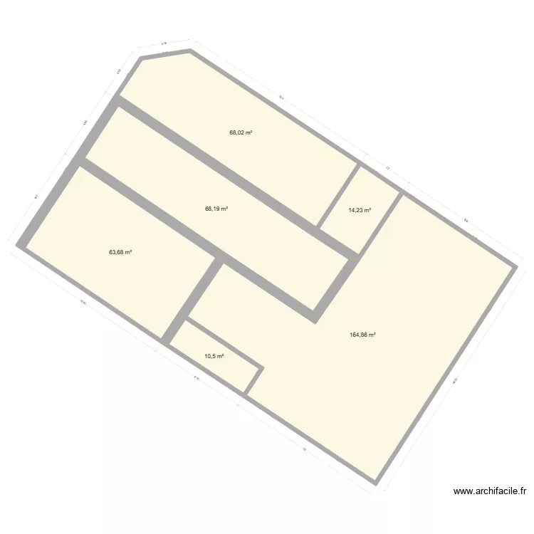 XX JJROUSSEAU. Plan de 6  et 389 m²