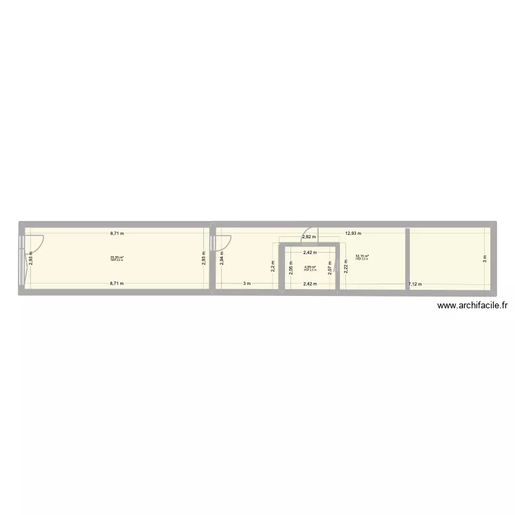 481. Plan de 3 Pièces et 63 m² 481. Plan de 3 Pièces et 63 m²