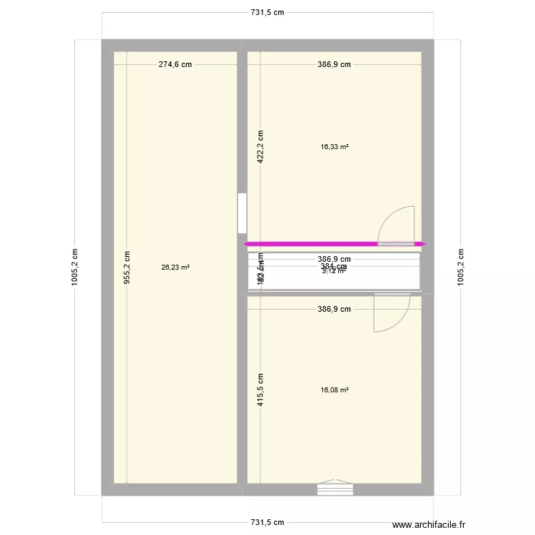Plan Dordogne D&eacute;mol. Plan de 