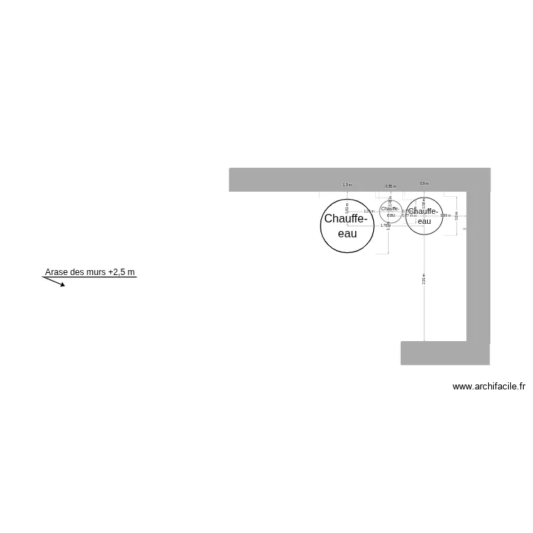 chaufferie. Plan de chaufferie. Plan de