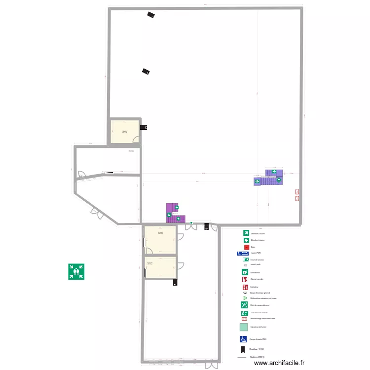 plan. Plan de 15  et 90 m²