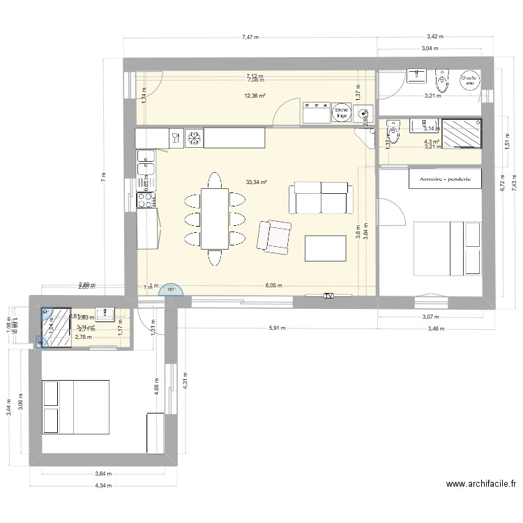 PauLynda 1. Plan de 0 pièce et 0 m2