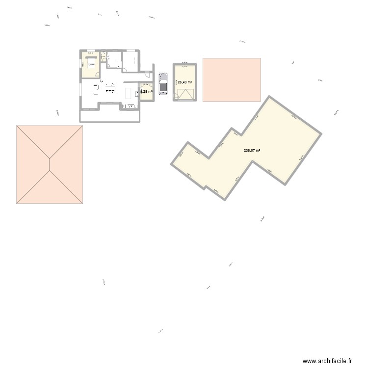 Maison Laroque V29062025. Plan de 5 pièces et 291 m2