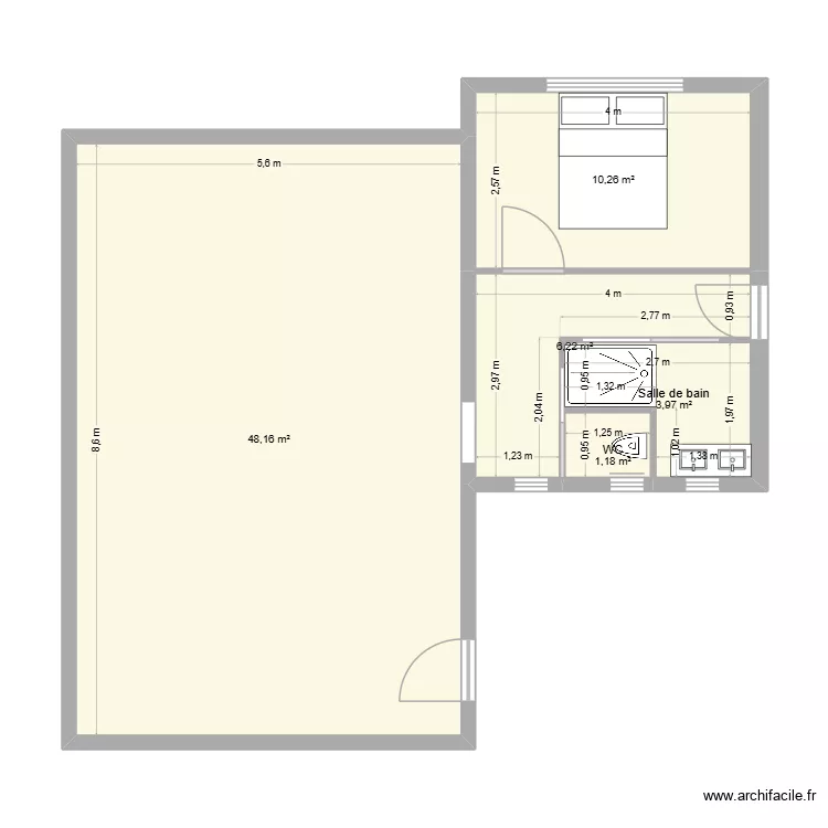 extension 2.1. Plan de 5 et 70 m² extension 2.1. Plan de 5 et 70 m²