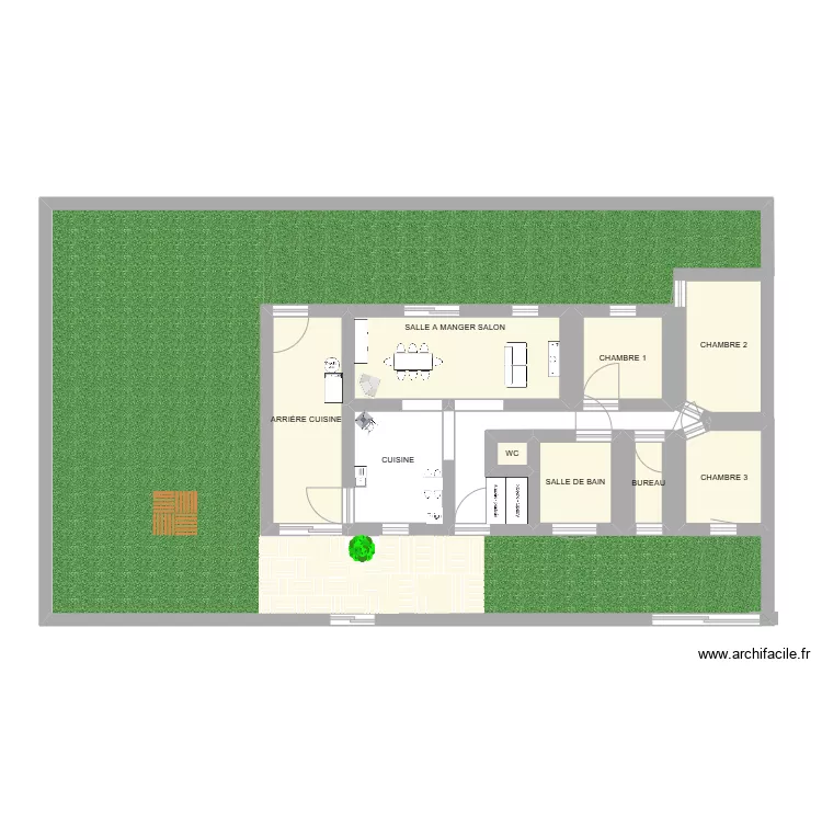 PLAN MAISON LE LION. Plan de PLAN MAISON LE LION. Plan de