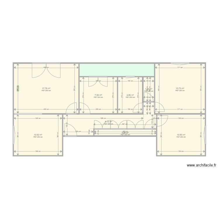 FONCIA 89 MONTJOVIS 6E. Plan de 10 pièces et 84 m2