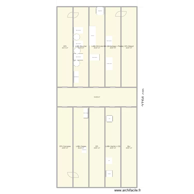 Selvi Tempo. Plan de 