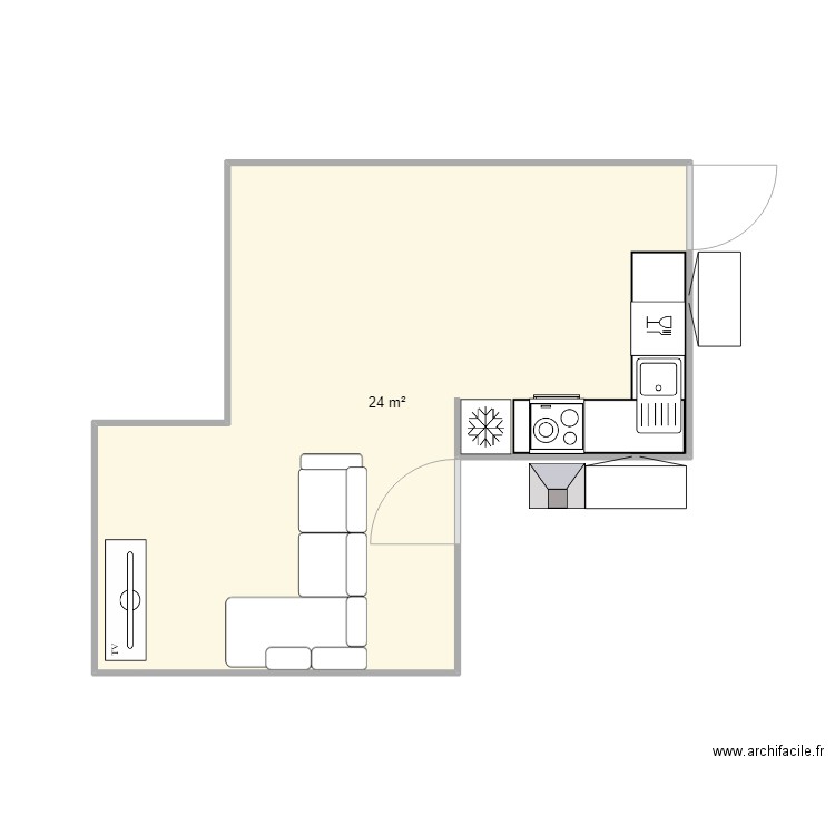 ponsard. Plan de 0 pièce et 0 m2