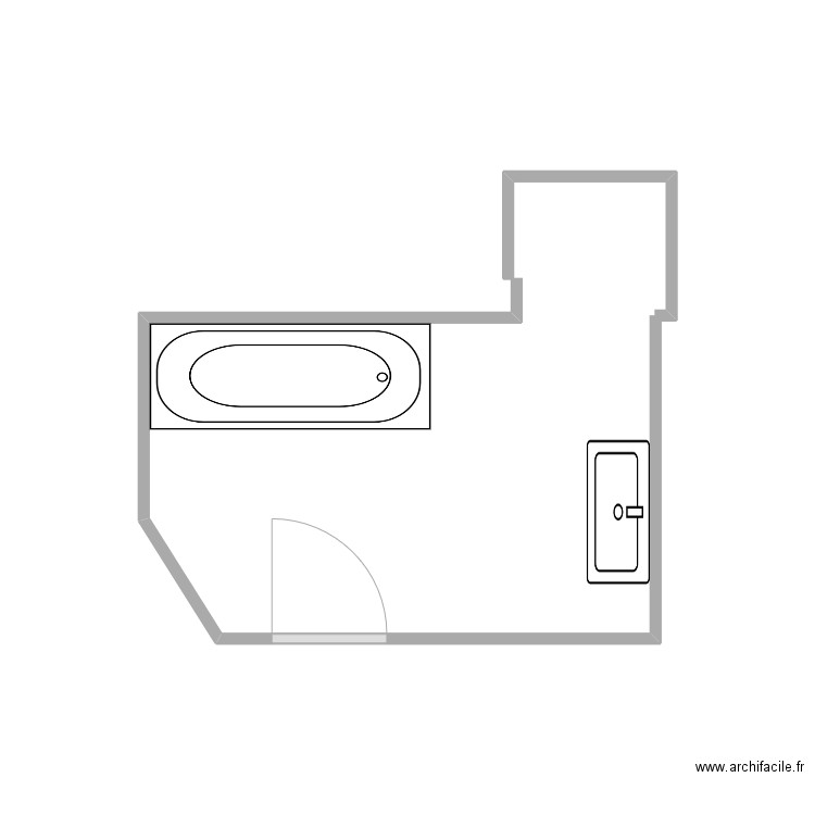 1sdb. Plan de 0 pièce et 0 m2
