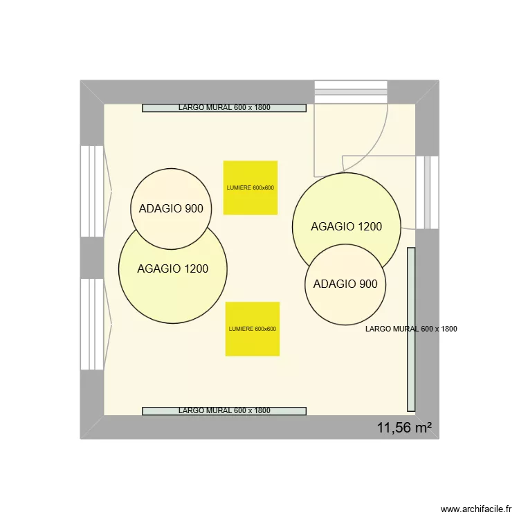 CRECHE MADELEINE - MAIRIE ORLEANS. Plan de 