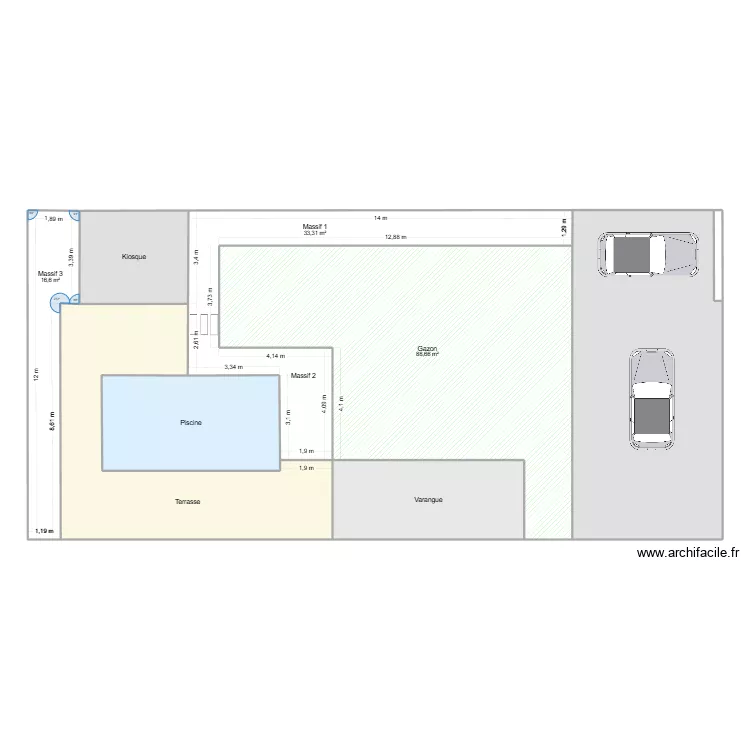 Pons. Plan de 9 pièces et 303 m² Pons. Plan de 9 pièces et 303 m²
