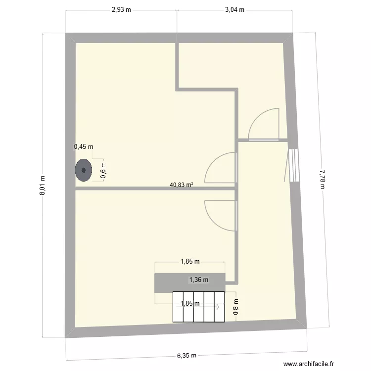 etage v3. Plan de 1 et 41 m² etage v3. Plan de 1 et 41 m²