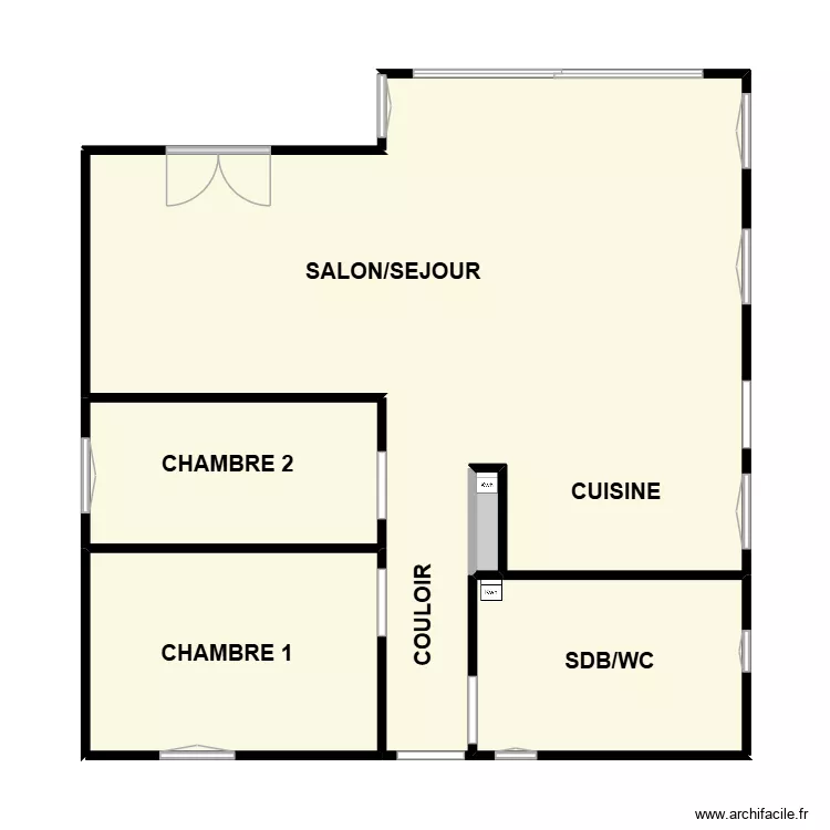 BRARD. Plan de 5  et 74 m²