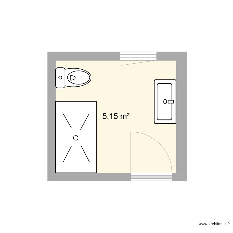 SDB 2EME. Plan de 0 pièce et 0 m2