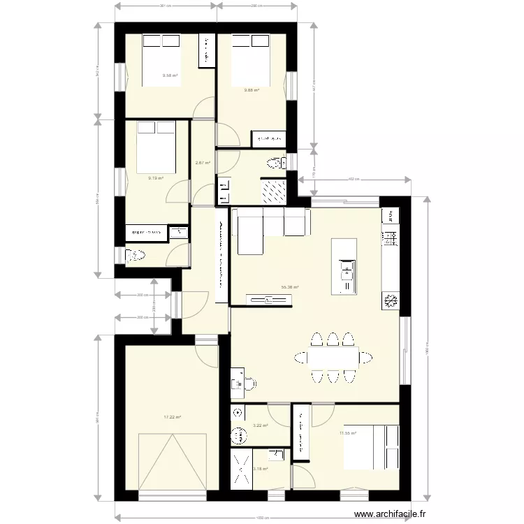 maison st germain. Plan de 