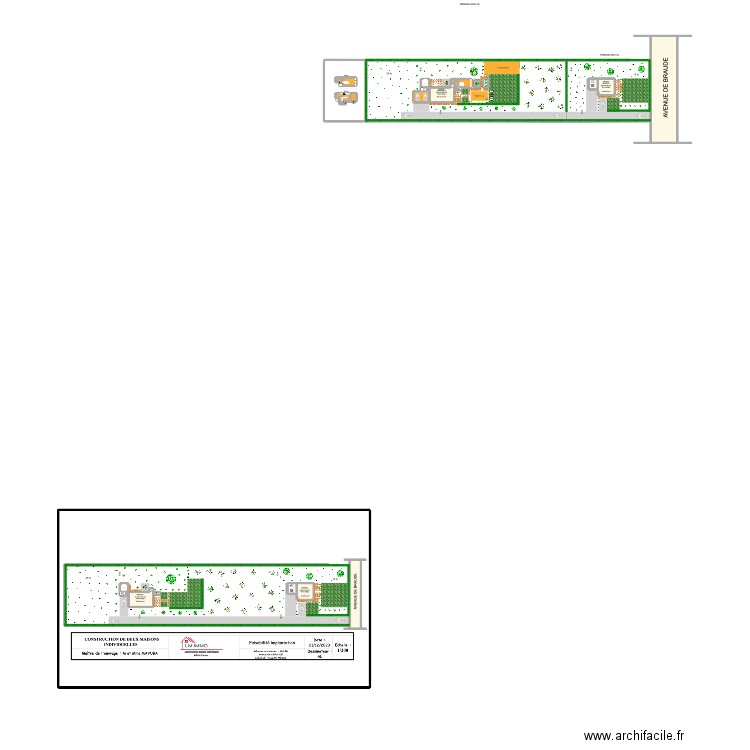 New projet. Plan de 29 pièces et 1080 m2