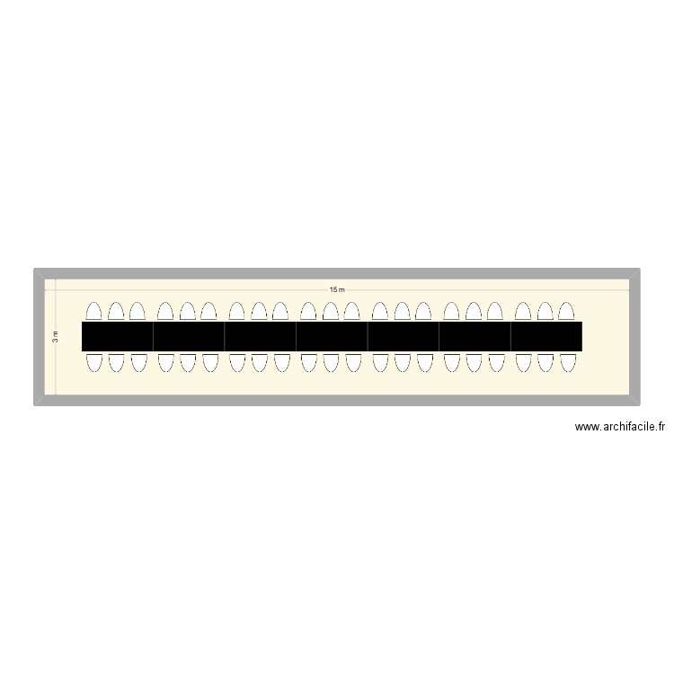 Fondation. Plan de 1 pièce et 45 m2