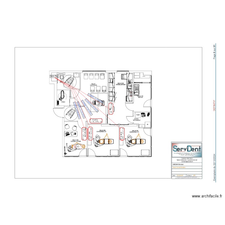 Guegan. Plan de 0 pièce et 0 m2