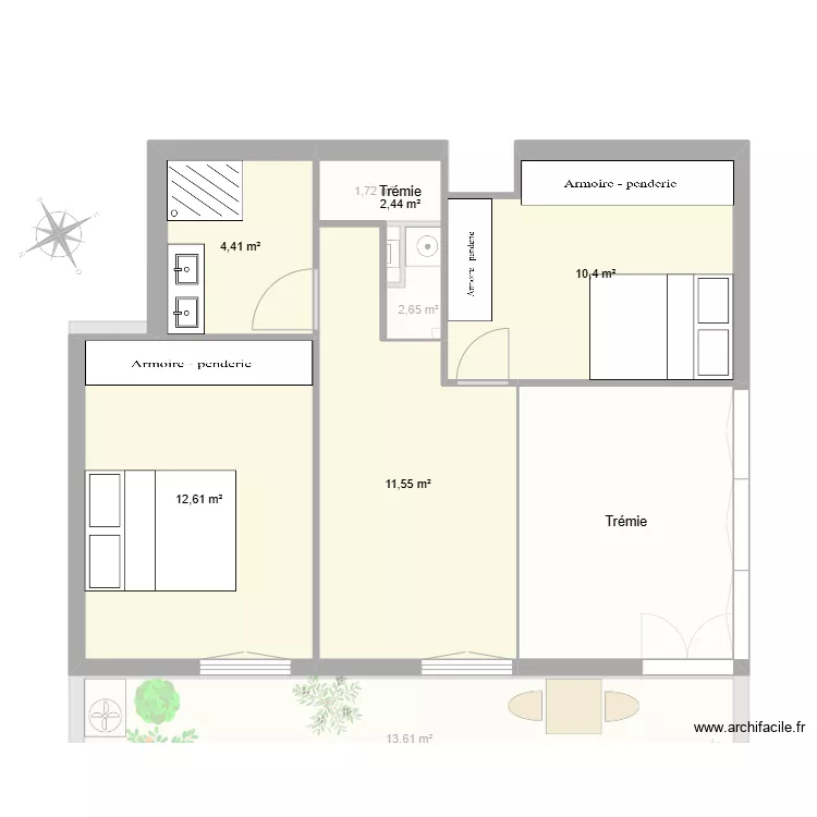 Brazza - c&ocirc;te &agrave; jour (sauvegarde 04.06.25). Plan de 
