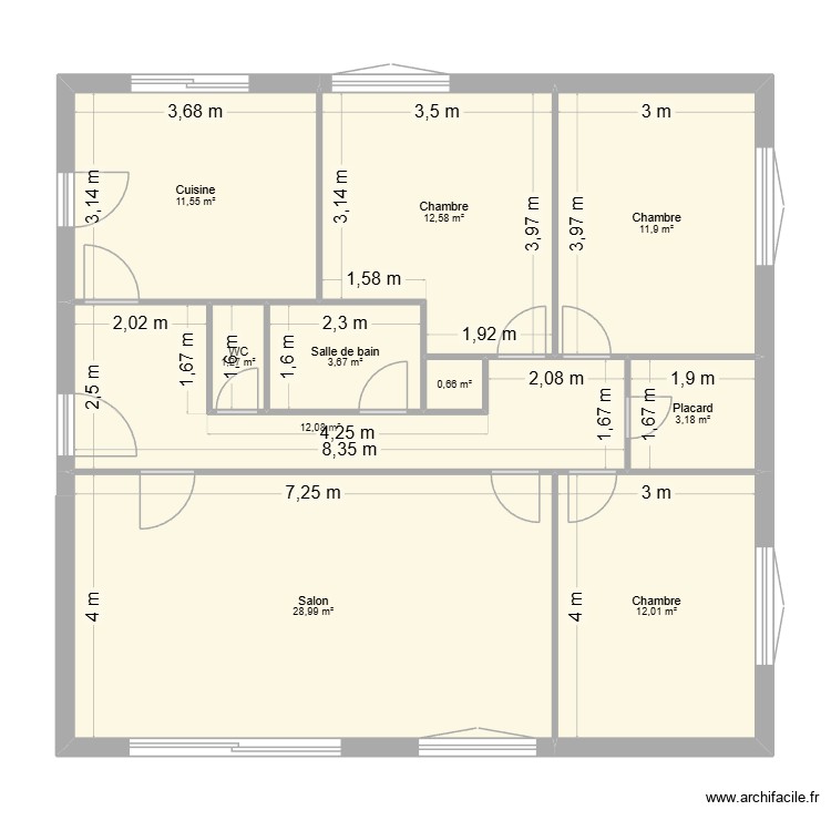 maison OK. Plan de 0 pièce et 0 m2
