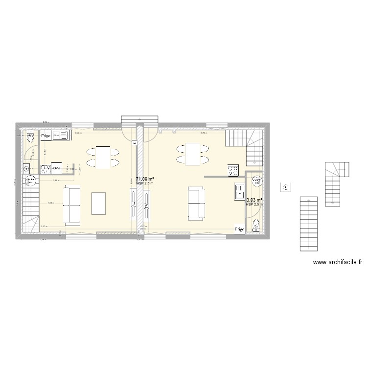 cordemais 2. Plan de 5 pièces et 231 m2