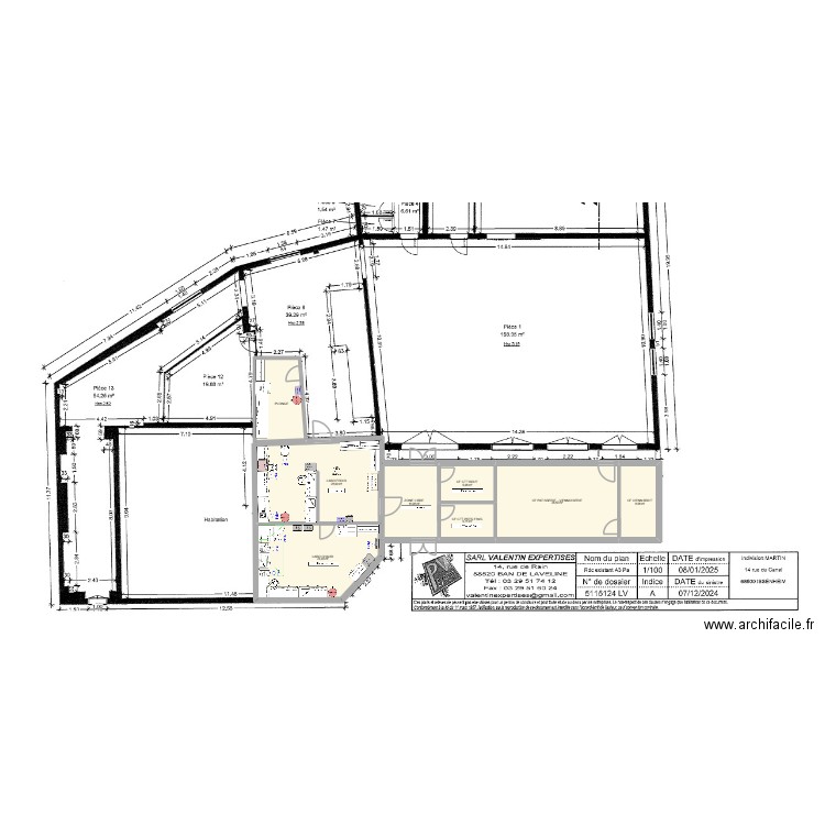 ISSENHEIM V2. Plan de 8 pièces et 123 m2