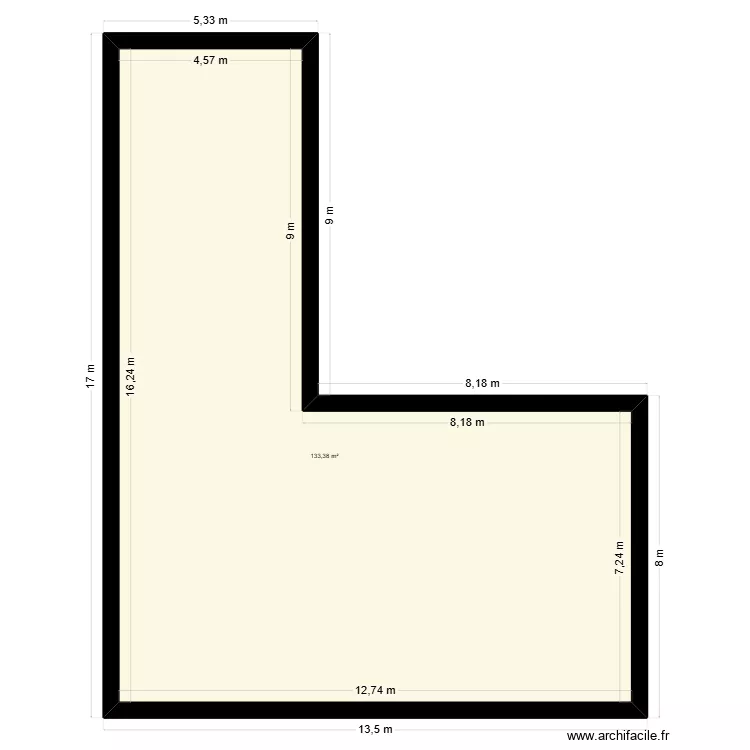 TWO. Plan de 1 Pièce et 133 m² TWO. Plan de 1 Pièce et 133 m²