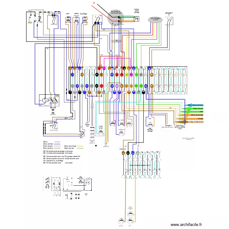 bornier tableau  cave  16 09 24. Plan de 