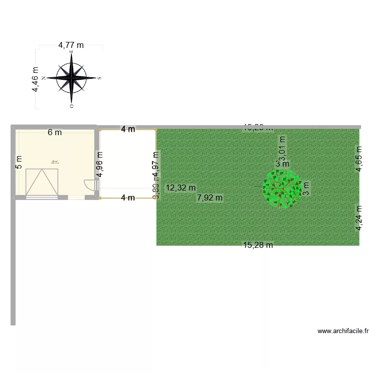 garage. Plan de 1 pièce et 30 m² garage. Plan de 1 pièce et 30 m²