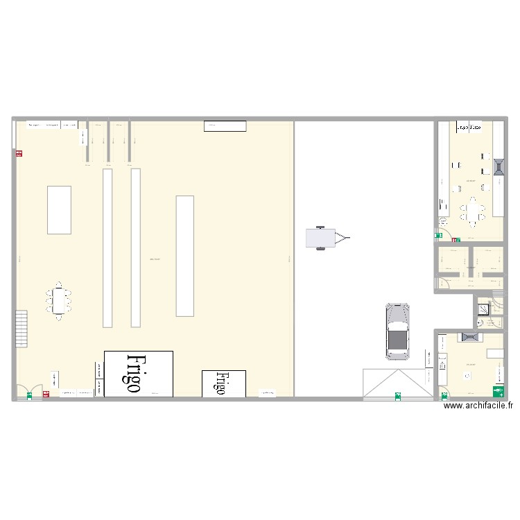 plan général UPL. Plan de 0 pièce et 0 m2