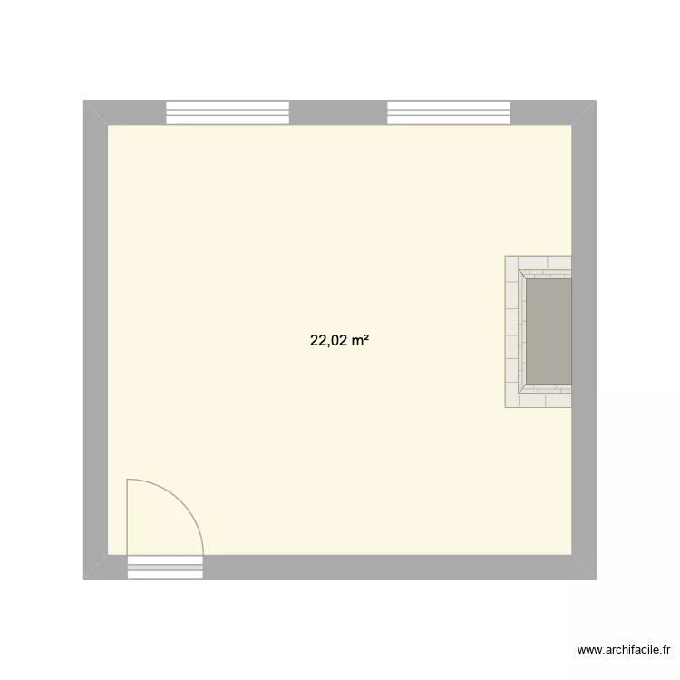 Lot 7 1er / bureau 3 + WC. Plan de Lot 7 1er / bureau 3 + WC. Plan de