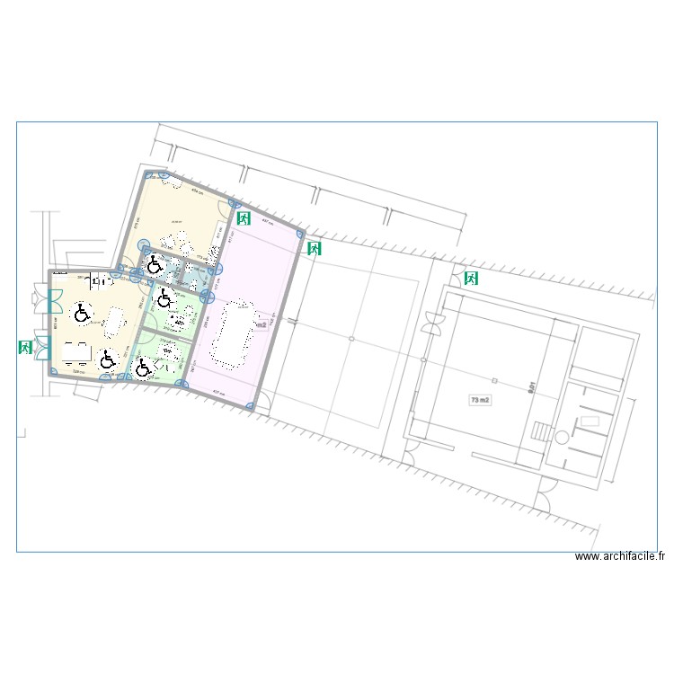 quillan 2. Plan de 6 pièces et 133 m2