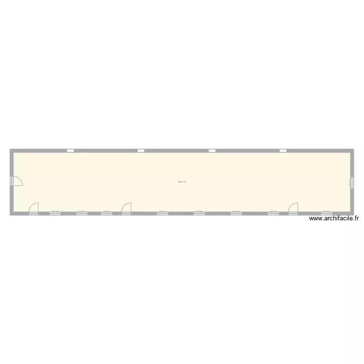 Buzet - TAnnerie - avant amenagement. Plan de 