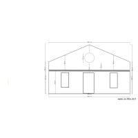 Fenêtre en arche façade sud