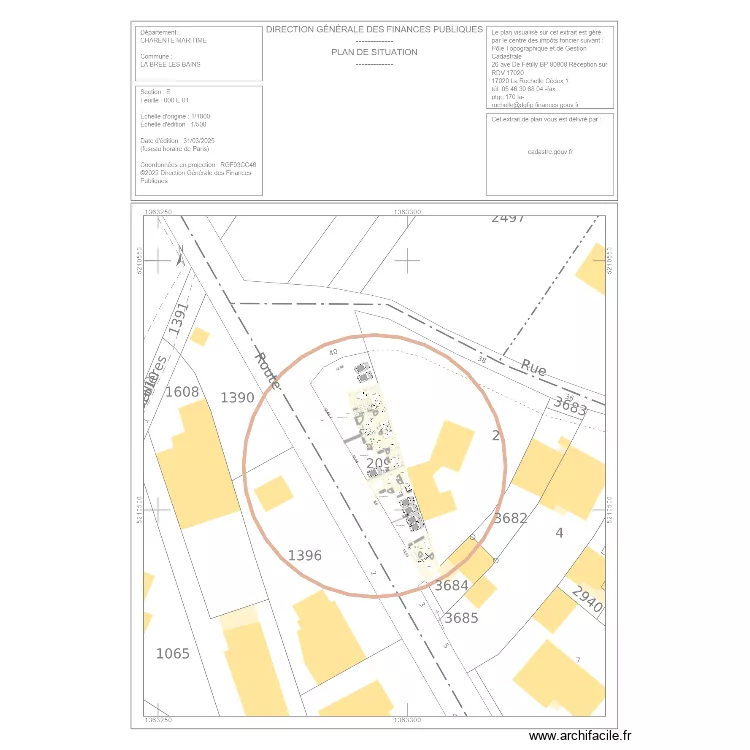La Roulette V4. Plan de 16  et 134 m²