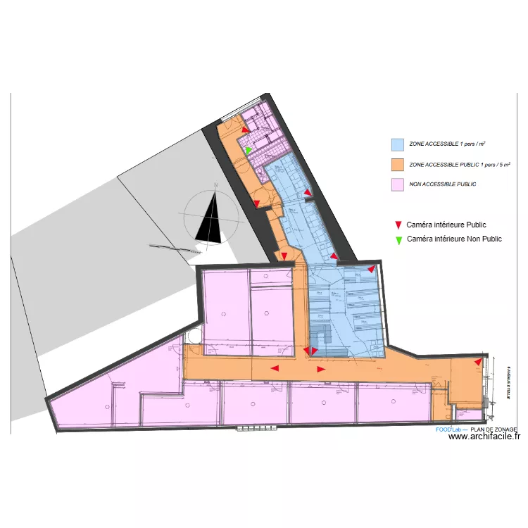 Plan vid&eacute;oprotection . Plan de 