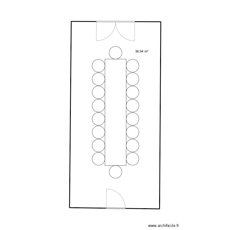 SAM 18 couverts. Plan de 0 pièce et 0 m2