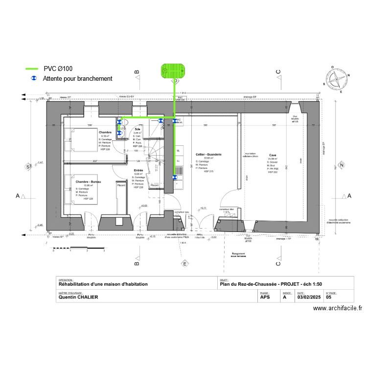 CHALIER réseau EU. Plan de 0 pièce et 0 m2
