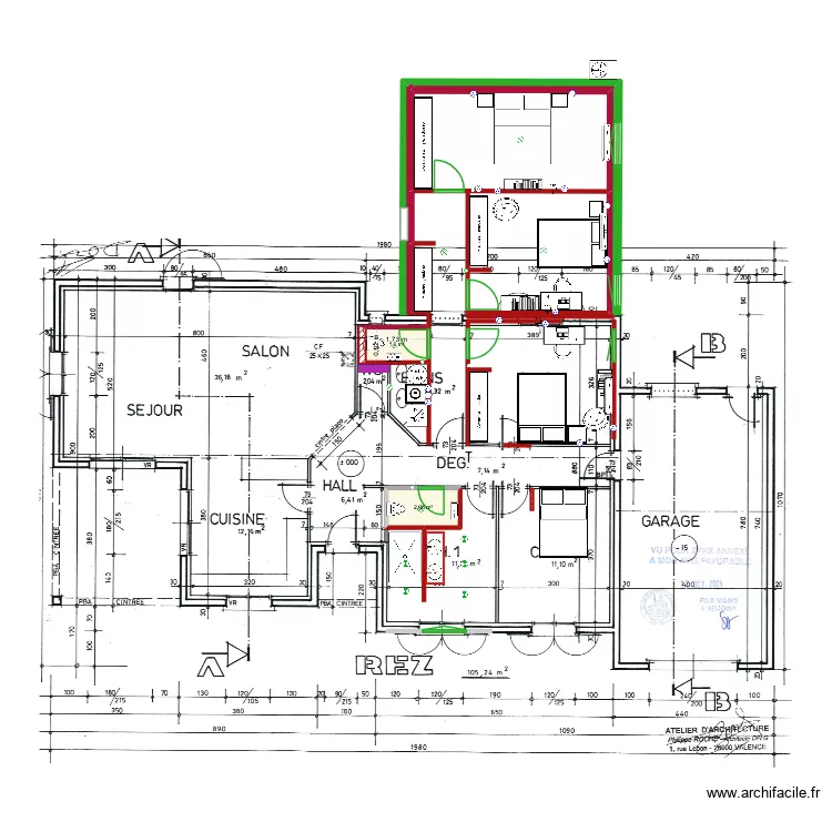 PlanMaisonAvecExtensionV2. Plan de 