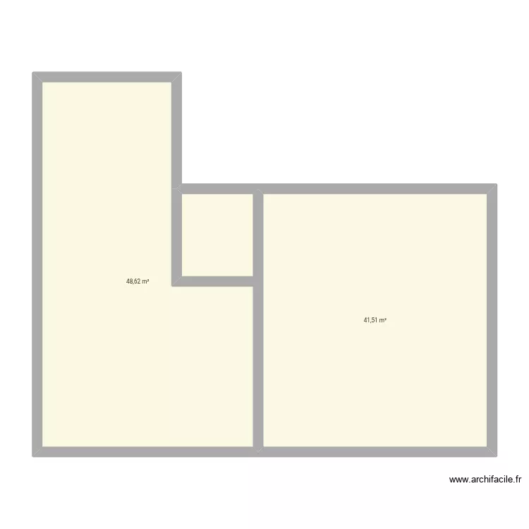 Plan 1. Plan de 2  et 90 m²