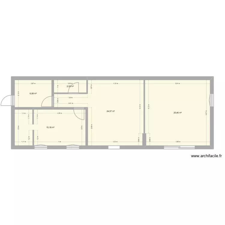 MAISON. Plan de 5 Pièces et 74 m² MAISON. Plan de 5 Pièces et 74 m²