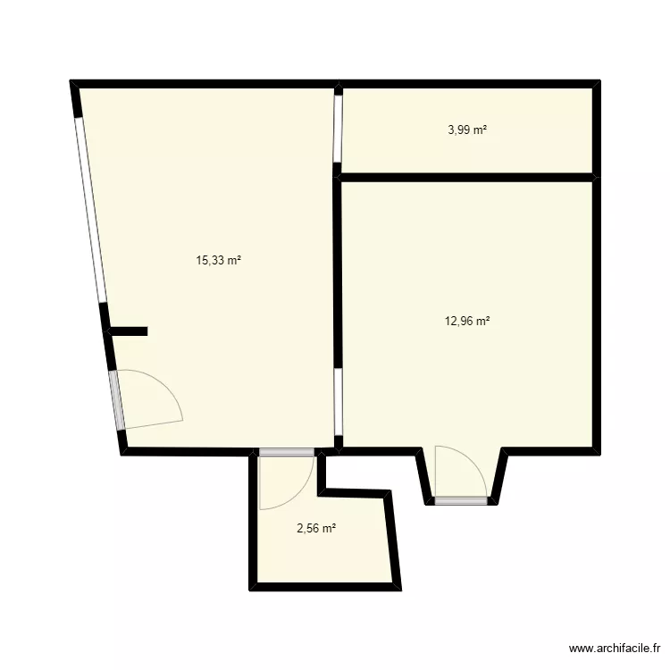 Local Delanoue Agence. Plan de 