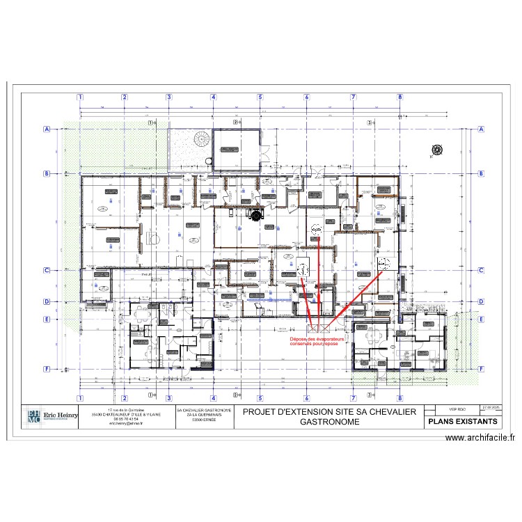 évaporateur. Plan de 0 pièce et 0 m2