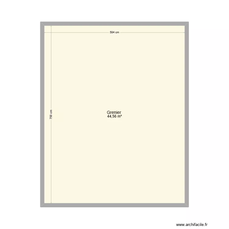 Tinlot grenier . Plan de 