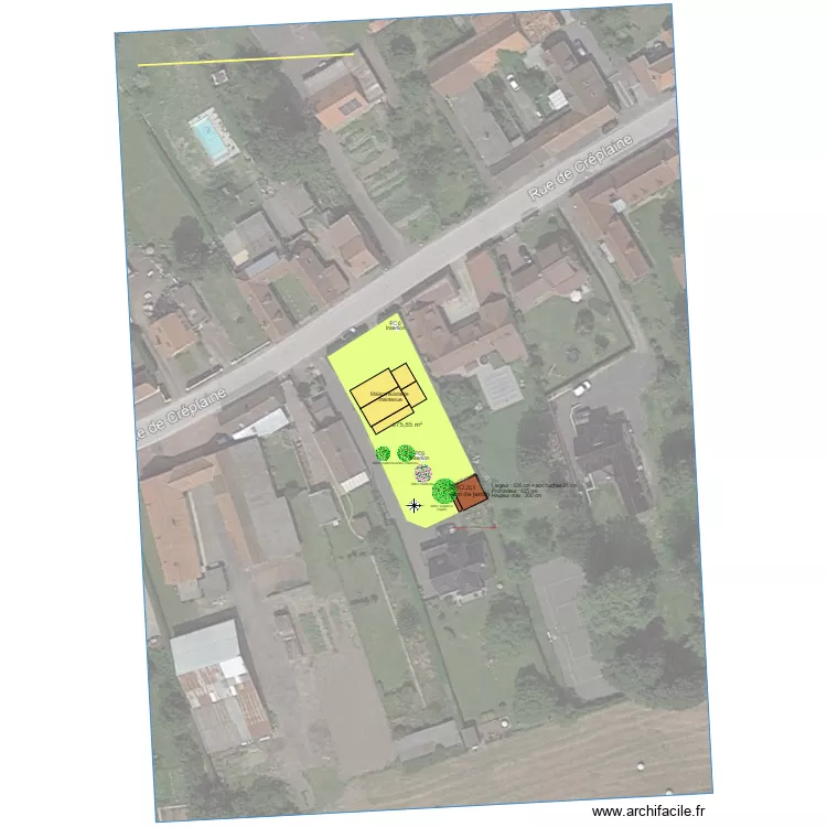 Plan de masse abri de jardin . Plan de Plan de masse abri de jardin . Plan de