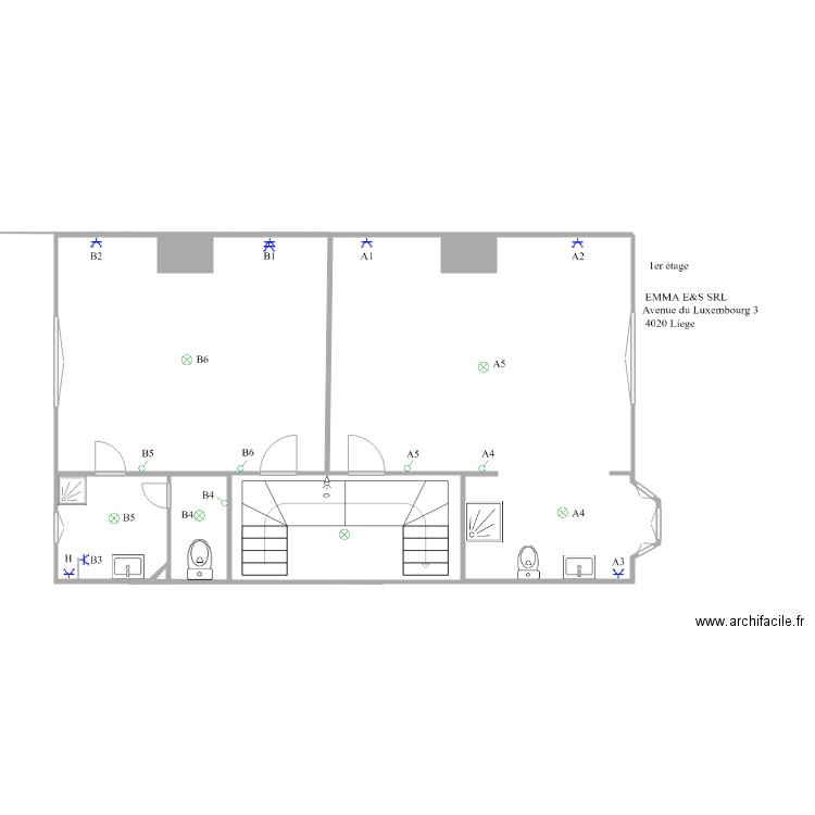 juef 1. Plan de 2 pièces et 11 m2