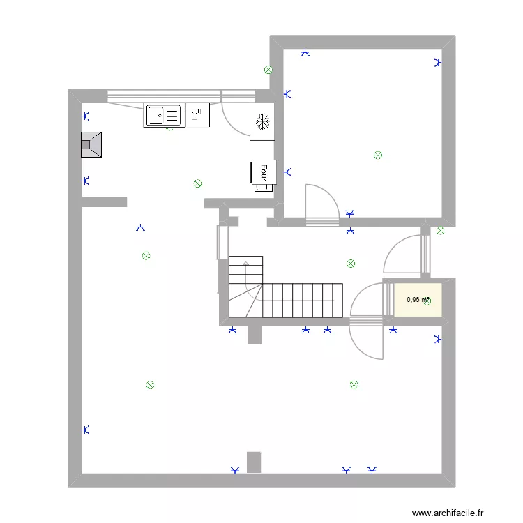 Omer Thiriard rez. Plan de 1 et 1 m² Omer Thiriard rez. Plan de 1 et 1 m²