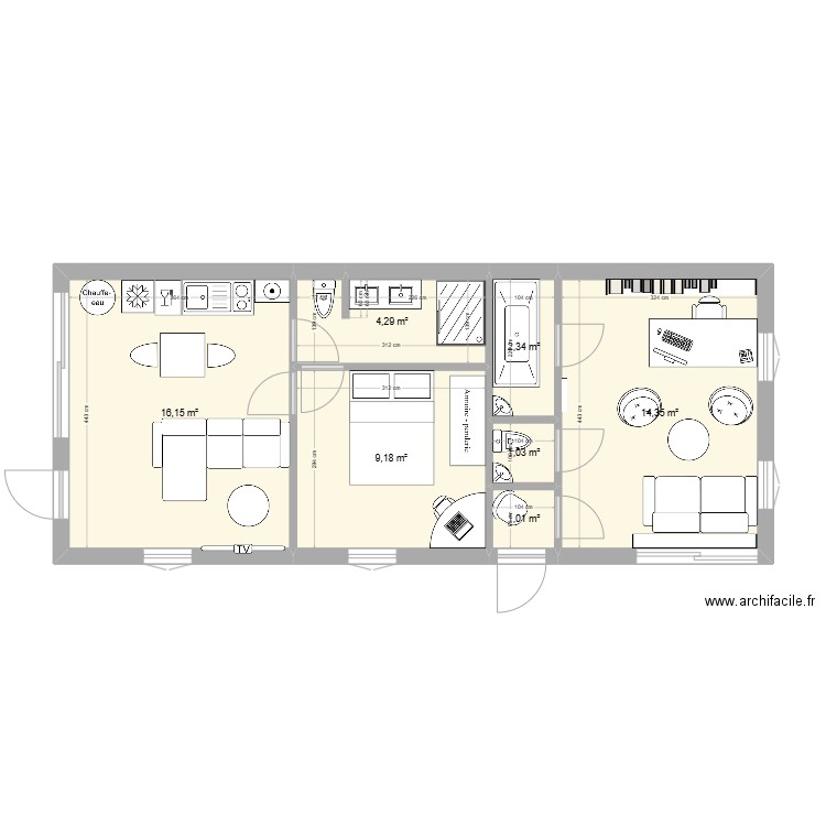 cabinet. Plan de 0 pièce et 0 m2