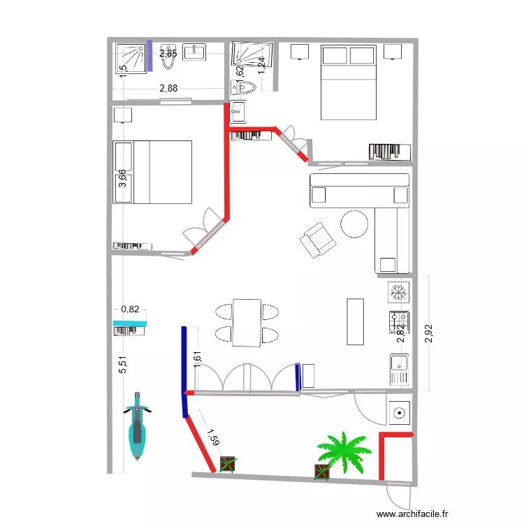 KODOK rectif. Plan de 