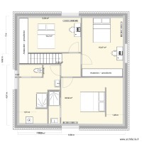 2e étage trois chambres alternatif